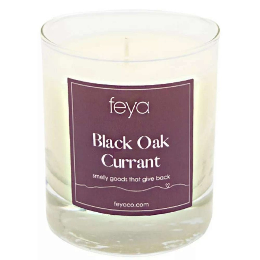 Jar Candles * | Feya Candle Black Oak Currant 6.5-Oz. Soy Candle