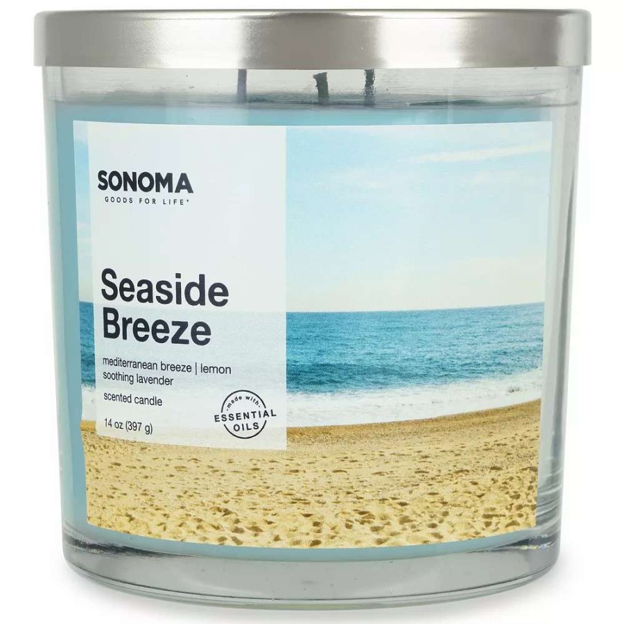 Jar Candles * | Sonoma Goods For Life Seaside Breeze 14-Oz. Candle Jar