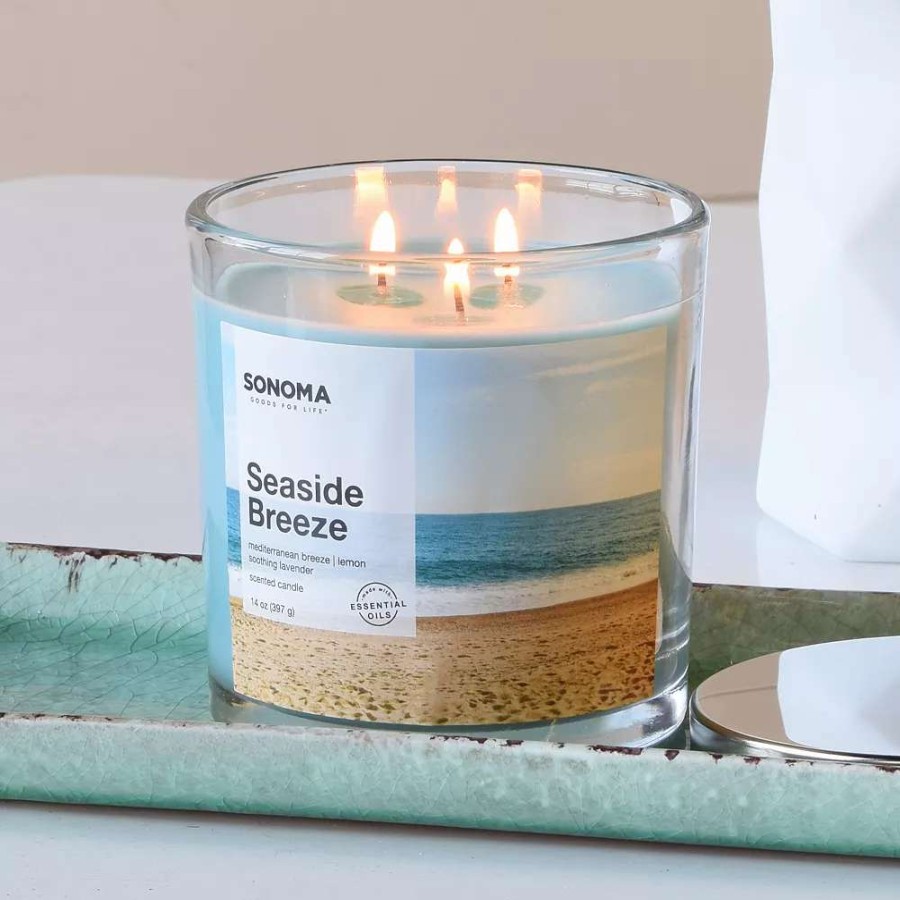 Jar Candles * | Sonoma Goods For Life Seaside Breeze 14-Oz. Candle Jar