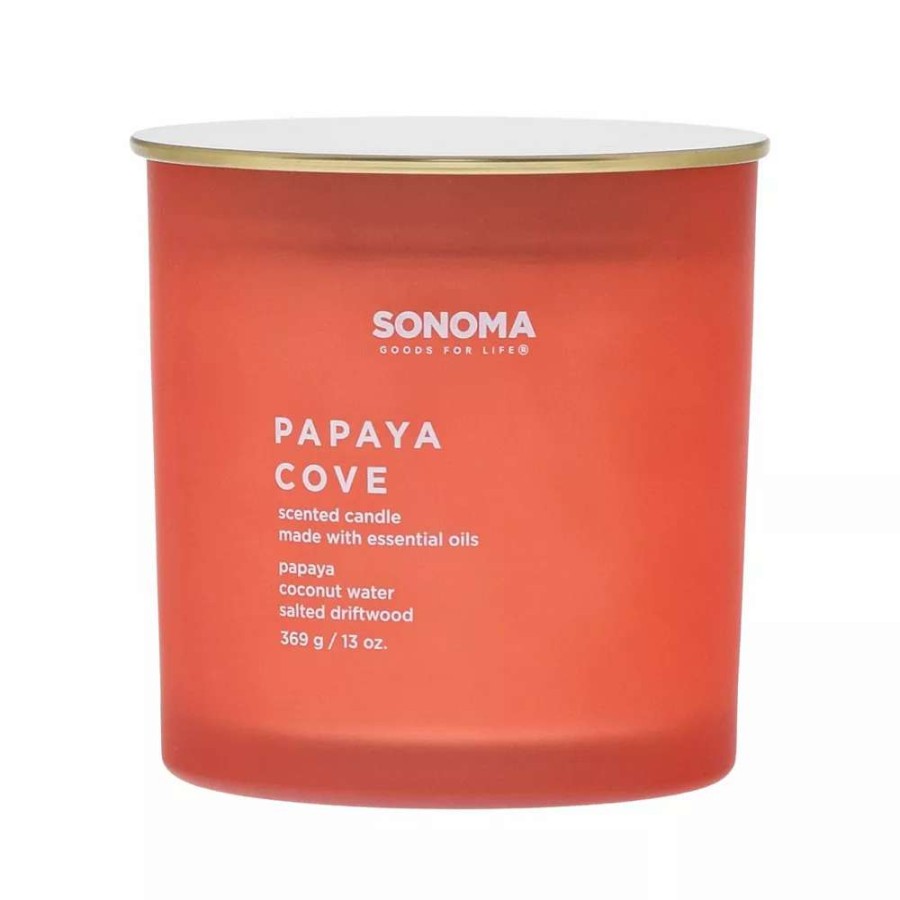 Jar Candles * | Sonoma Goods For Life Papaya Cove 13-Oz. Candle Jar