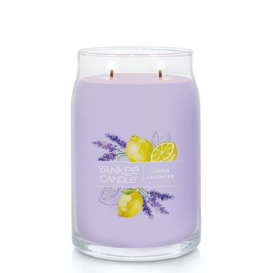 Jar Candles * | Yankee Candle Lemon Lavender 20-Oz. Signature Large Candle Jar