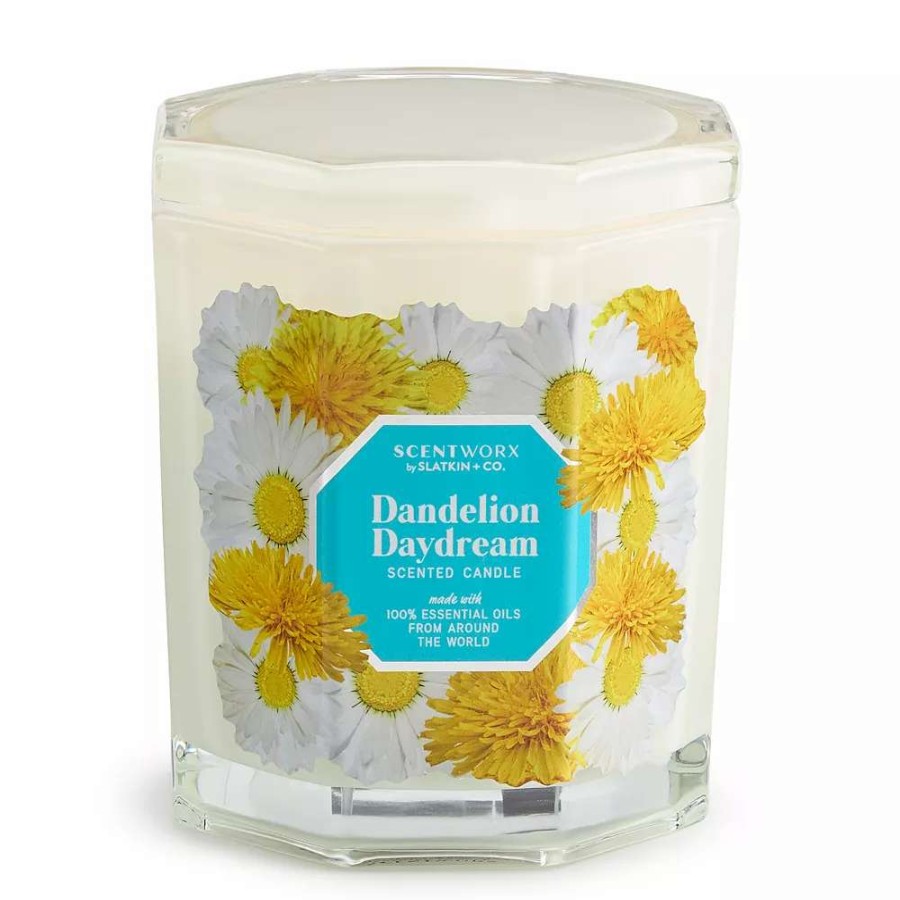 Jar Candles * | Scentworx Dandelion Daydream 14.5-Oz. Candle Jar