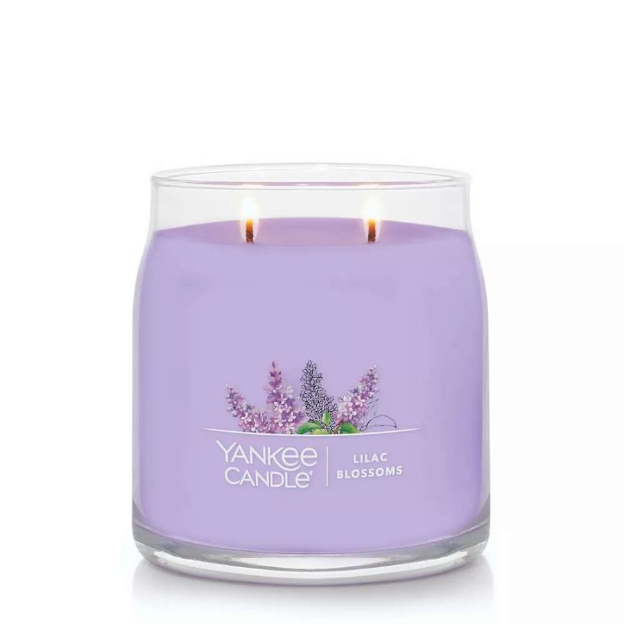 Jar Candles * | Yankee Candle Lilac Blossoms 13-Oz. Signature Medium Candle Jar