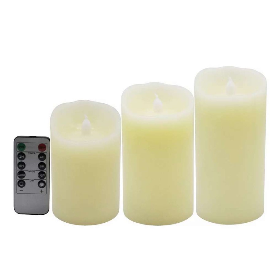 Candle Sets * | Sonoma Goods For Life Led Candle 3-Piece Set