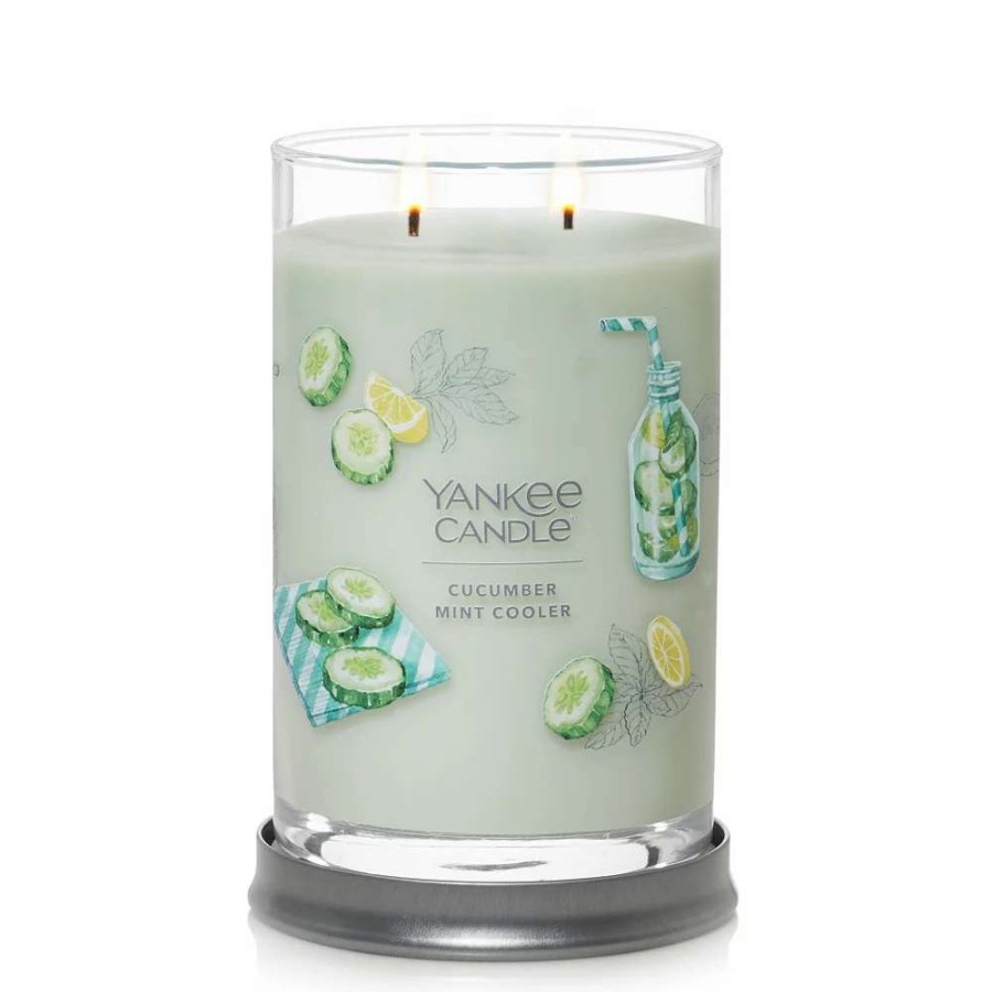 Jar Candles * | Yankee Candle Cucumber Mint Cooler 20-Oz. Tumbler Candle Jar