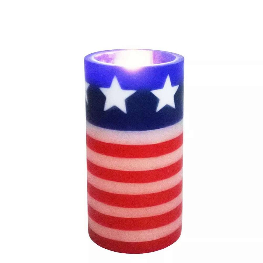 Other Candles * | Celebrate Together Americana Tall Led Pillar Candle