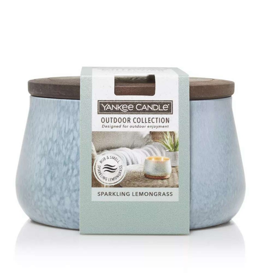 Jar Candles * | Yankee Candle Sparkling Lemongrass Large Outdoor Candle