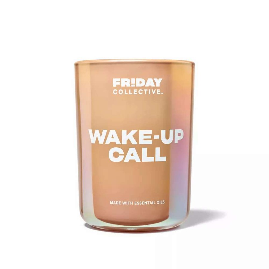 Jar Candles * | Friday Collective Friday Wake Up Call 8-Oz. Candle Jar