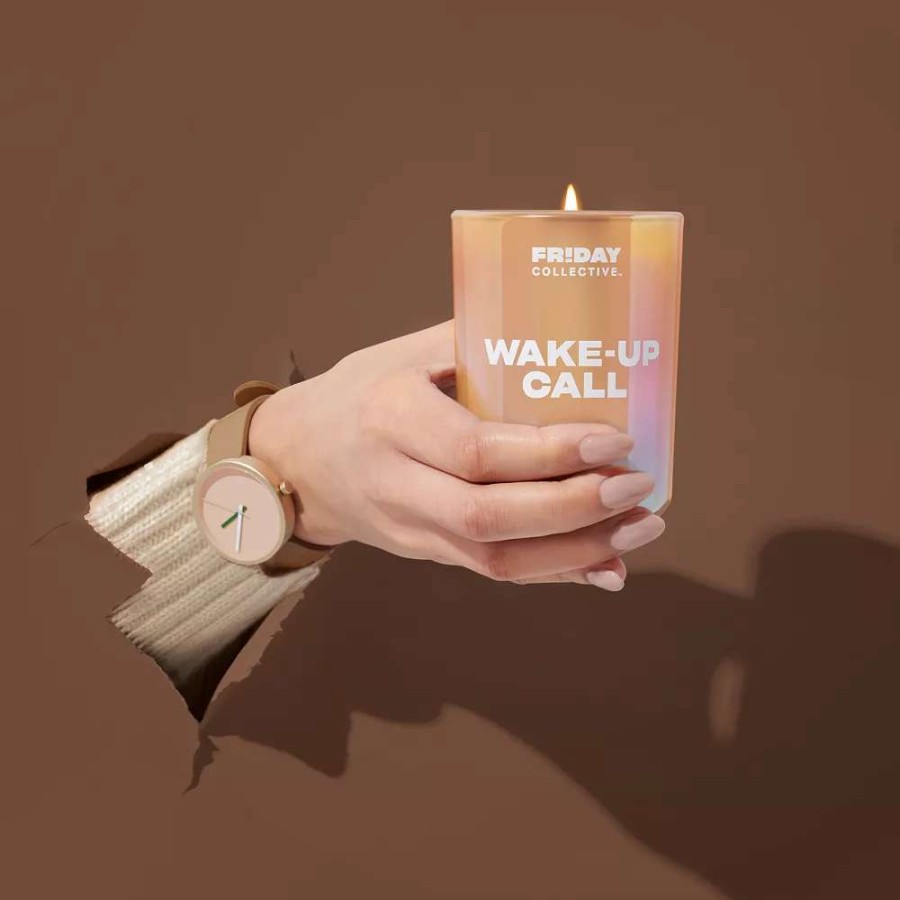 Jar Candles * | Friday Collective Friday Wake Up Call 8-Oz. Candle Jar