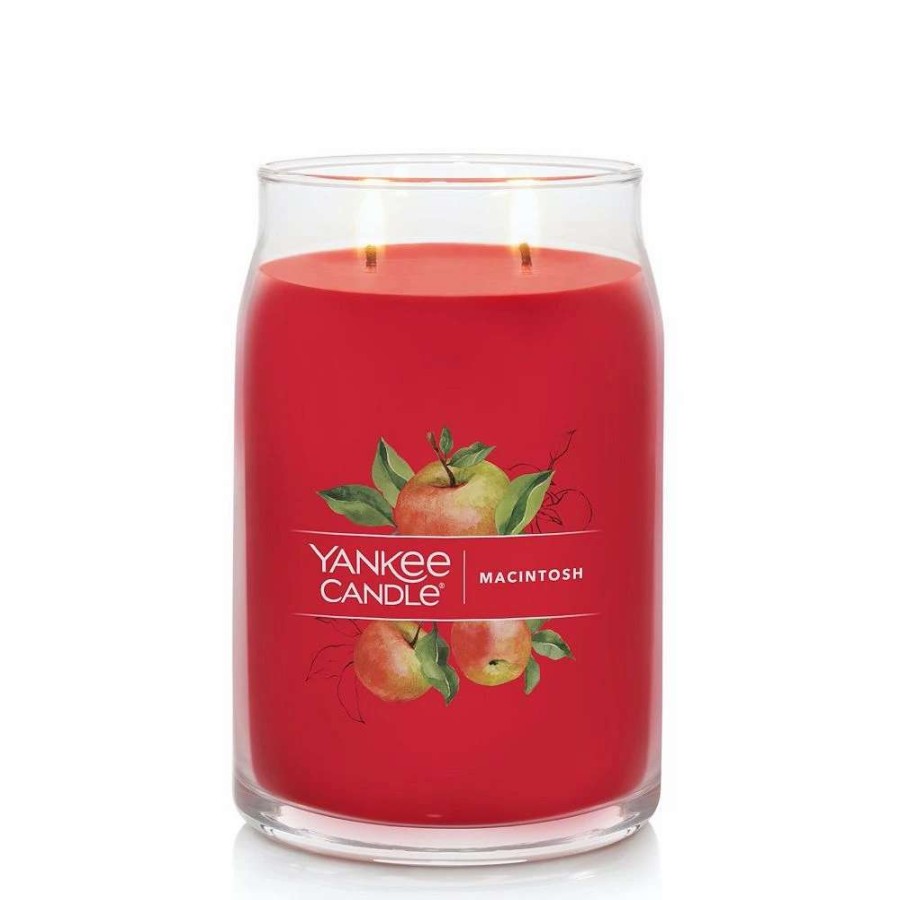 Jar Candles * | Yankee Candle Macintosh 20-Oz. Signature Large Candle Jar