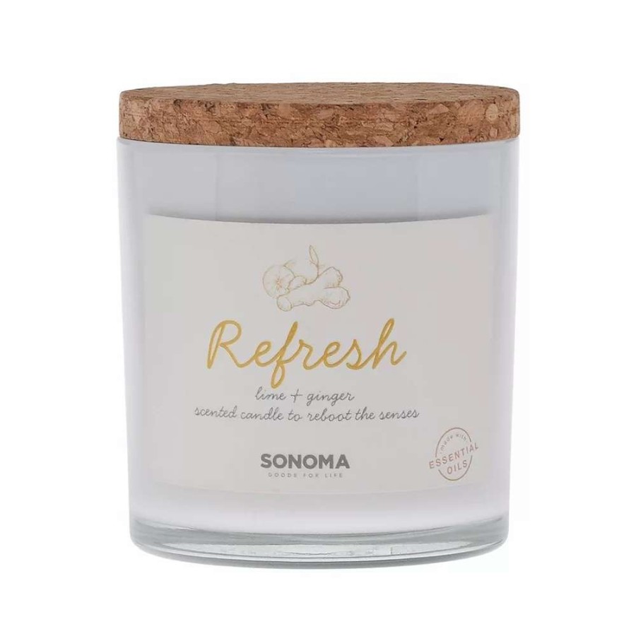 Jar Candles * | Sonoma Goods For Life Spa Refresh 3-Wick Candle Jar