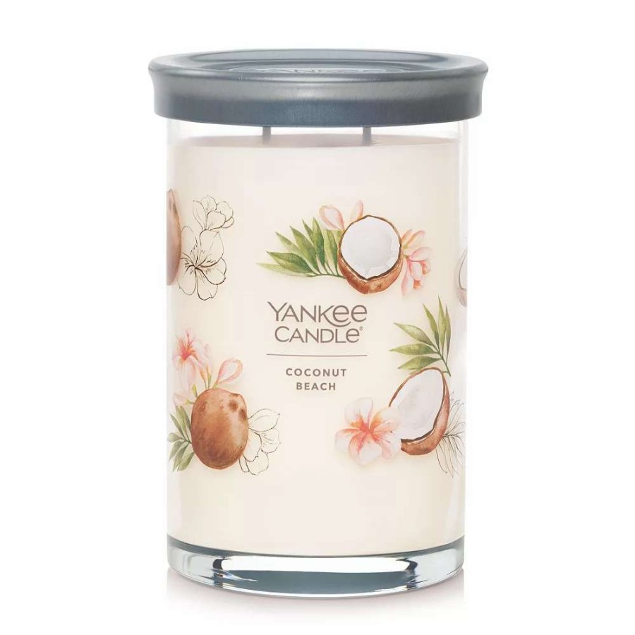 Jar Candles * | Yankee Candle Coconut Beach Signature 2-Wick Tumbler Candle