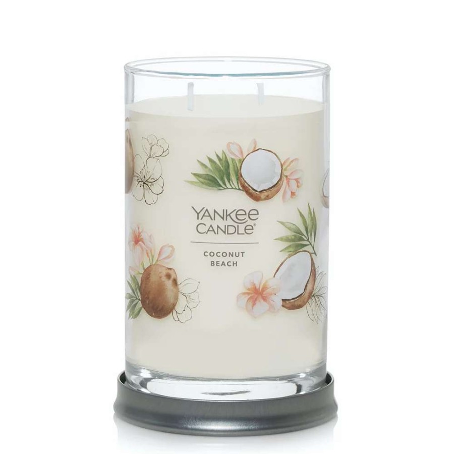 Jar Candles * | Yankee Candle Coconut Beach Signature 2-Wick Tumbler Candle