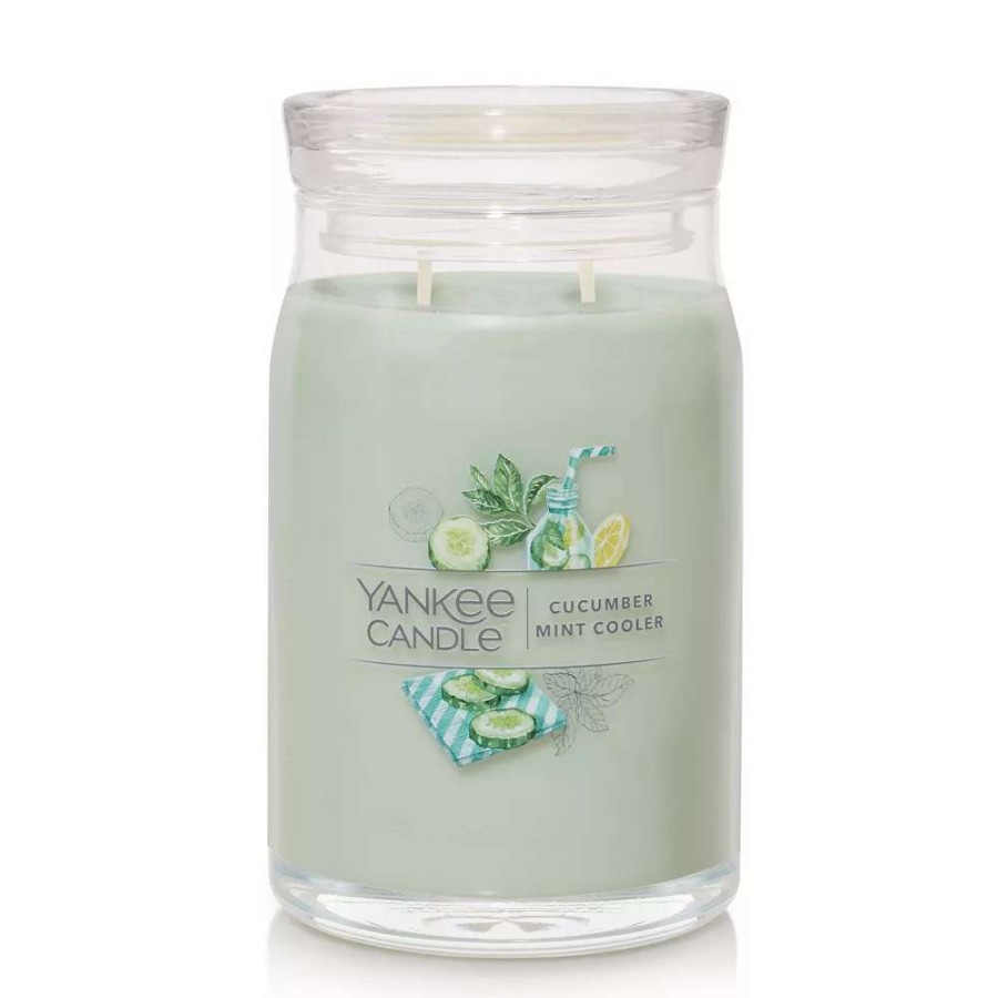 Jar Candles * | Yankee Candle Cucumber Mint Cooler 20-Oz. Candle Jar