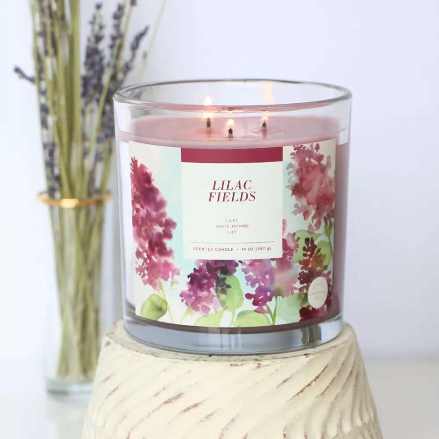 Jar Candles * | Sonoma Goods For Life Lilac Fields 14-Oz. Candle Jar