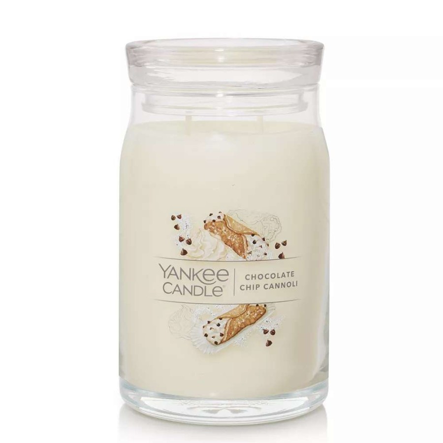 Jar Candles * | Yankee Candle Chocolate Chip Cannoli 20-Oz. Candle Jar