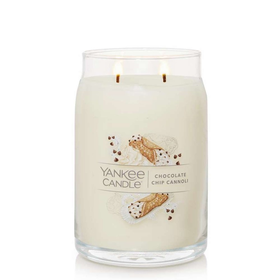 Jar Candles * | Yankee Candle Chocolate Chip Cannoli 20-Oz. Candle Jar