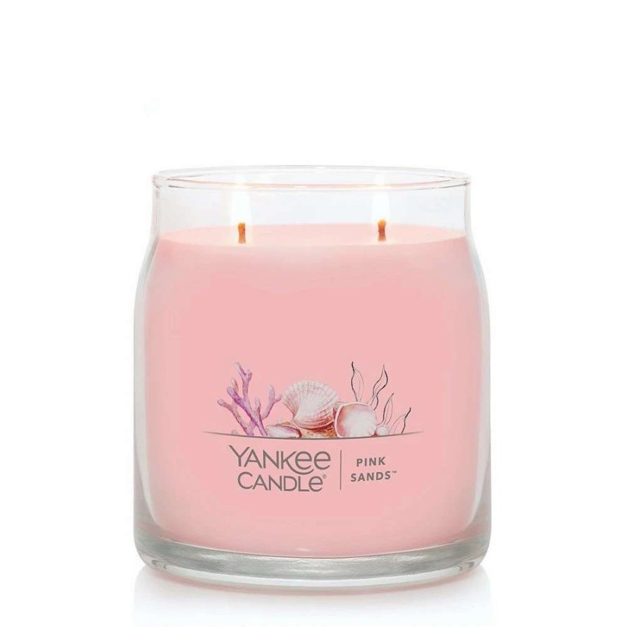 Jar Candles * | Yankee Candle Pink Sands 13-Oz. Signature Medium Candle Jar