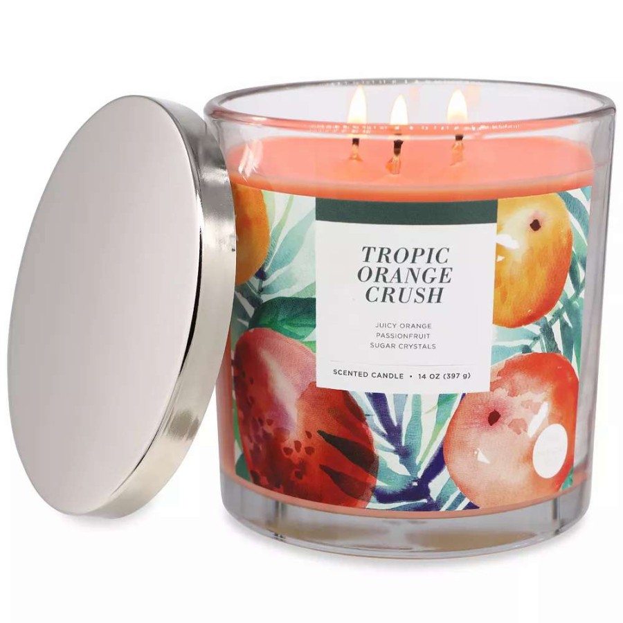 Jar Candles * | Sonoma Goods For Life Tropic Orange Crush 14-Oz. Candle Jar