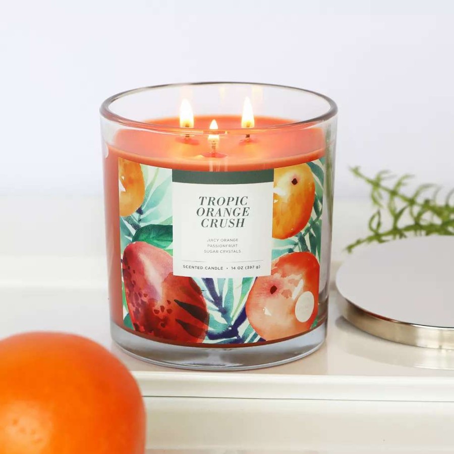 Jar Candles * | Sonoma Goods For Life Tropic Orange Crush 14-Oz. Candle Jar