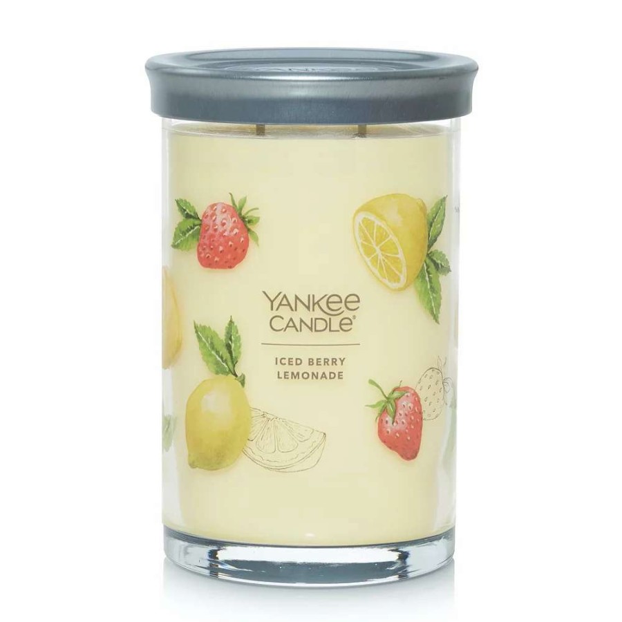 Jar Candles * | Yankee Candle Iced Berry Lemonade Signature Large Tumbler Candle