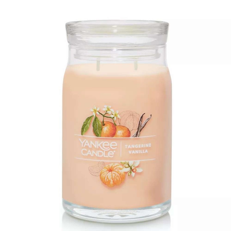 Jar Candles * | Yankee Candle Tangerine & Vanilla 20-Oz. Signature Large Candle Jar