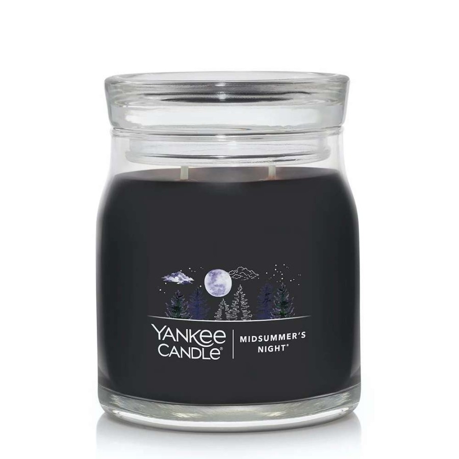 Jar Candles * | Yankee Candle Midsummer'S Night 13-Oz. Signature Medium Candle Jar