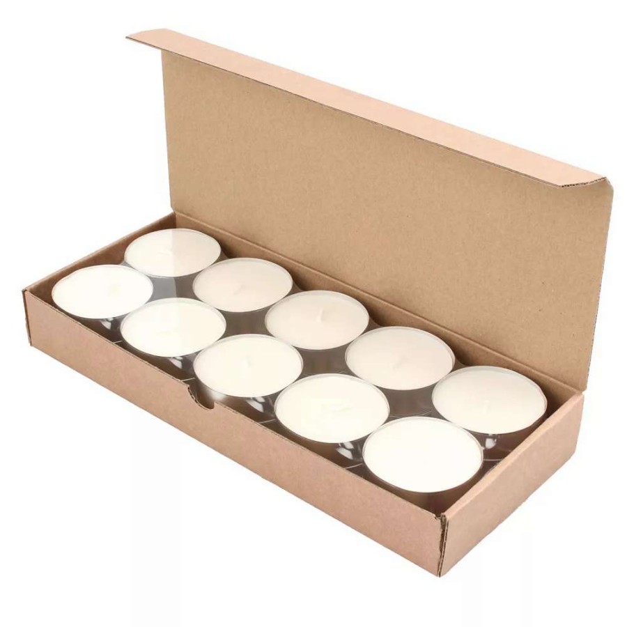 Candle Sets * | Stonebriar Collection Unscented Mega-Oversized Tea Light Candles 20-Piece Set