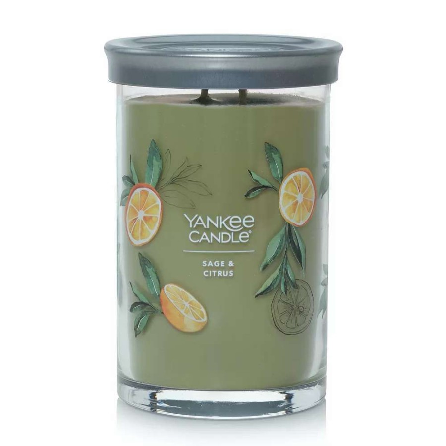 Jar Candles * | Yankee Candle Sage & Citrus Signature 2-Wick Tumbler Candle