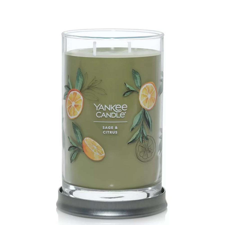 Jar Candles * | Yankee Candle Sage & Citrus Signature 2-Wick Tumbler Candle