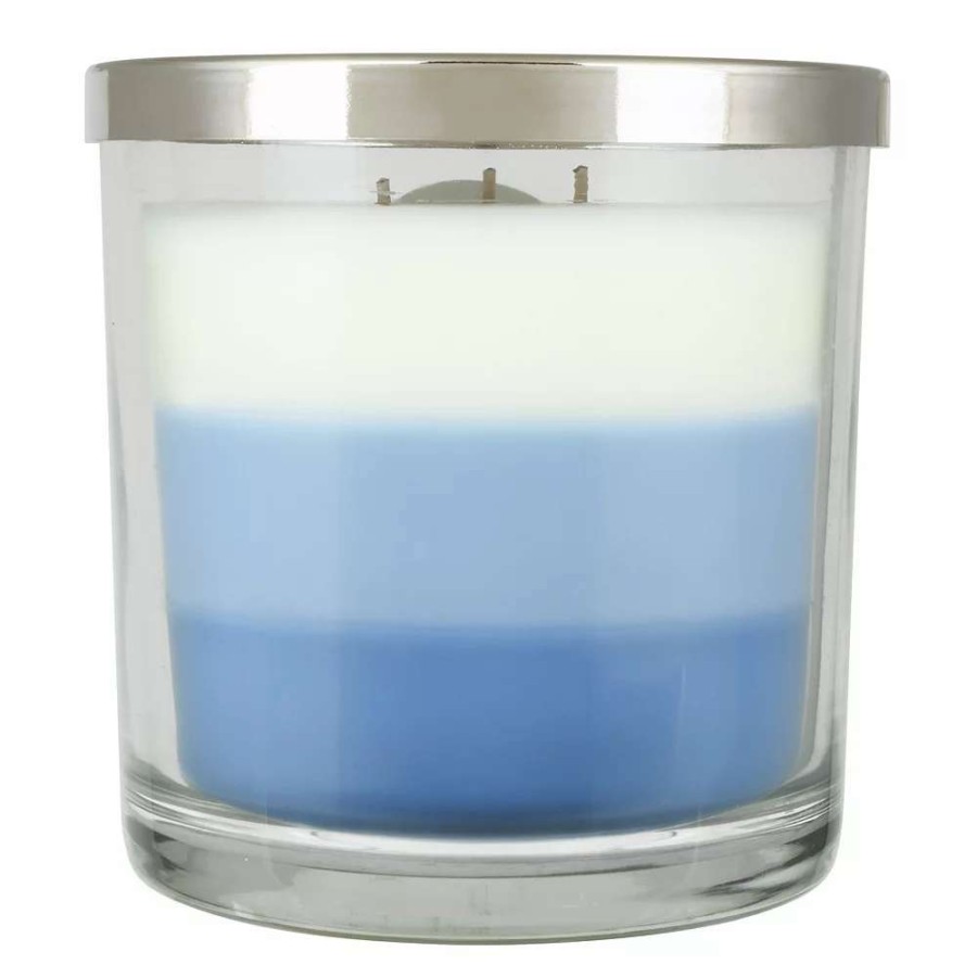 Jar Candles * | Sonoma Goods For Life Blue Citron 14Oz 3-Wick Candle Jar