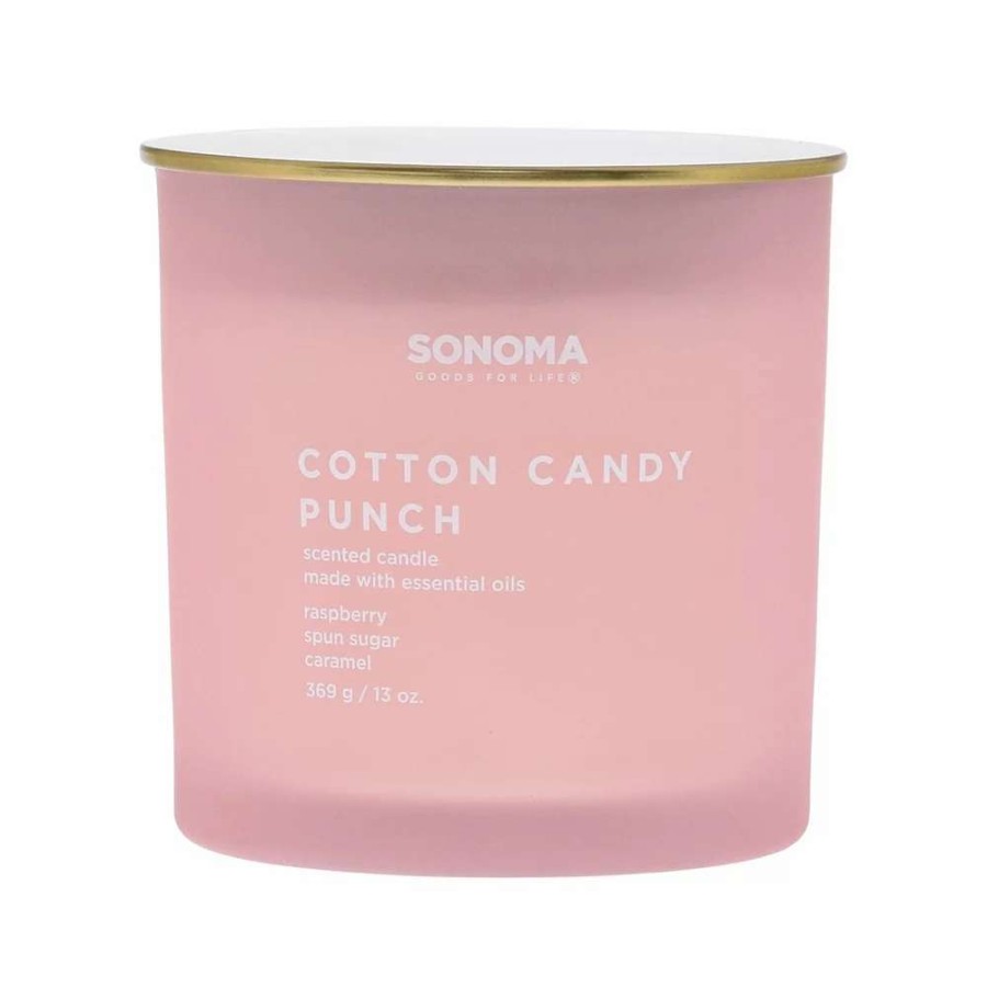 Jar Candles * | Sonoma Goods For Life Cotton Candy Punch 13-Oz. Candle Jar