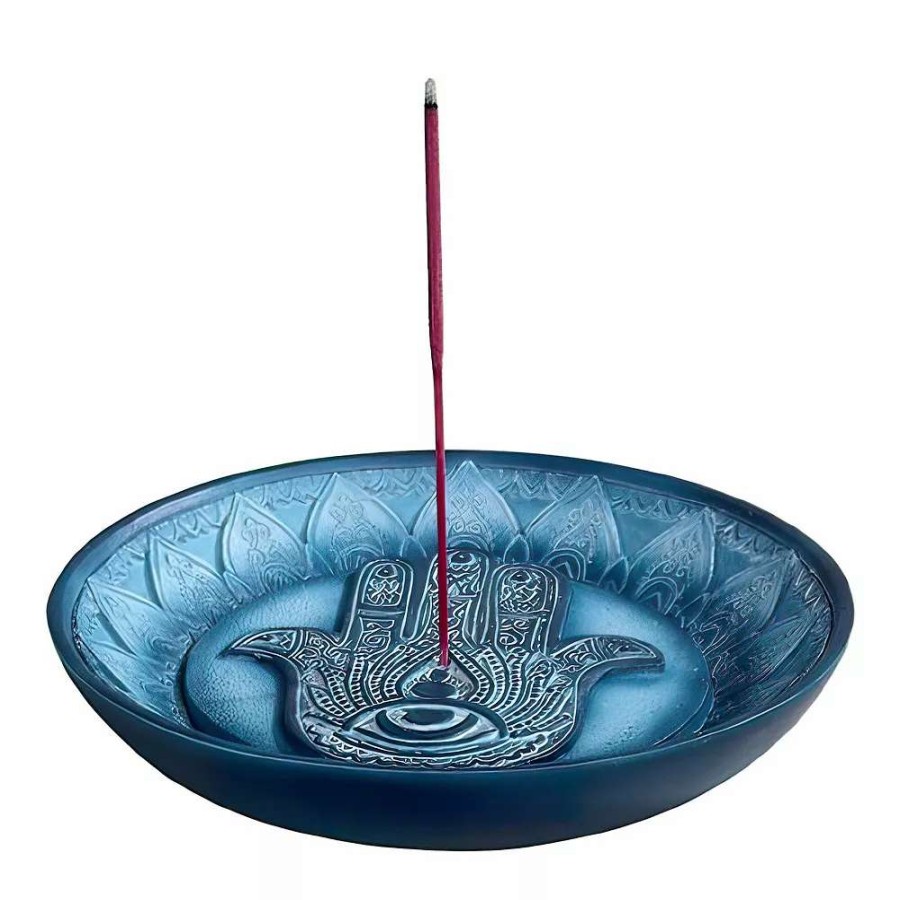 Other Candles * | F.C Design Fc Design 5 W Buddha Palm Incense Burner Plate Incense Sticks Holder Decoration Figurine