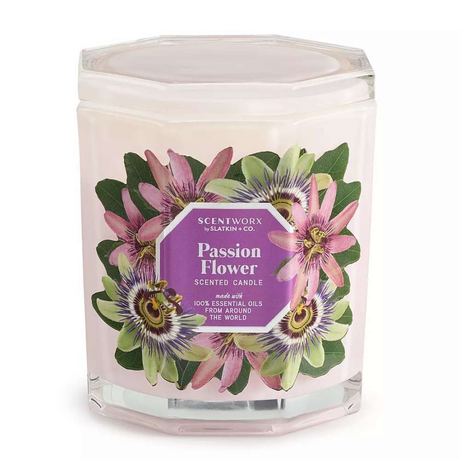 Jar Candles * | Scentworx By Slatkin & Co. Passion Flower 14.5-Oz. Candle Jar