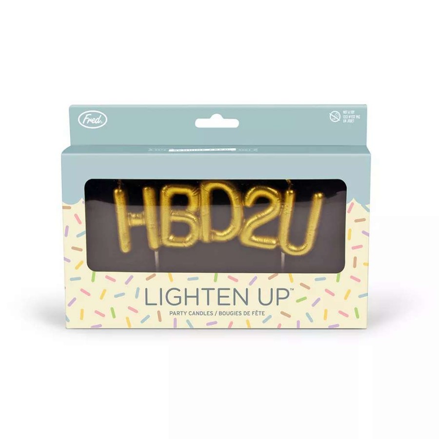 Novelty Candles * | Fred Lighten Up Hbd2U Candle Set