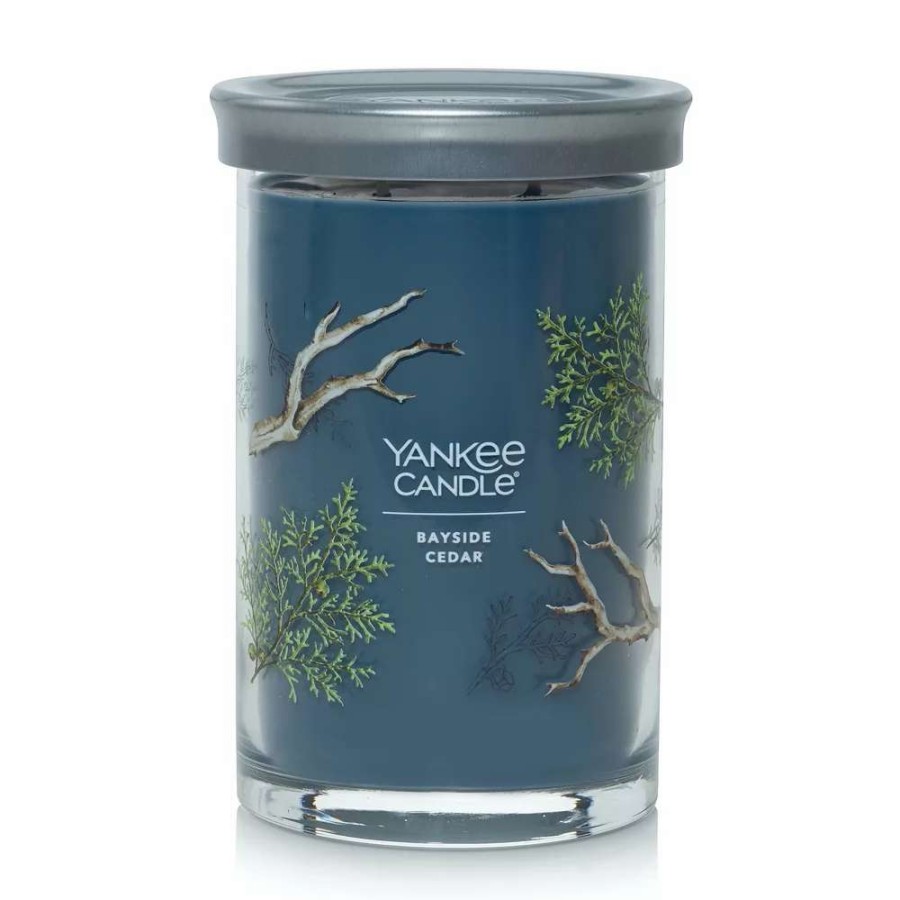 Jar Candles * | Yankee Candle Bayside Cedar Signature 2-Wick Tumbler Candle