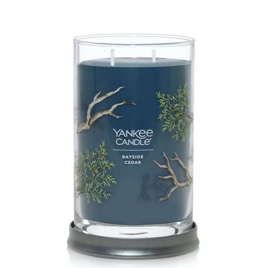 Jar Candles * | Yankee Candle Bayside Cedar Signature 2-Wick Tumbler Candle