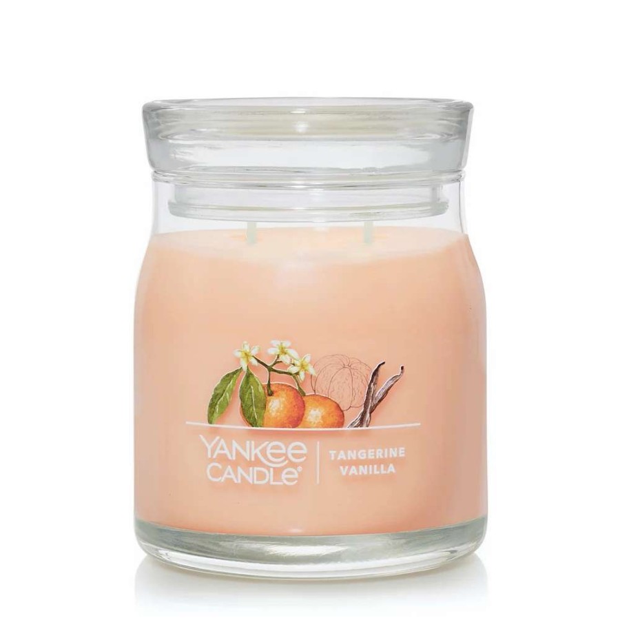 Jar Candles * | Yankee Candle Tangerine & Vanilla 13-Oz. Signature Medium Candle Jar