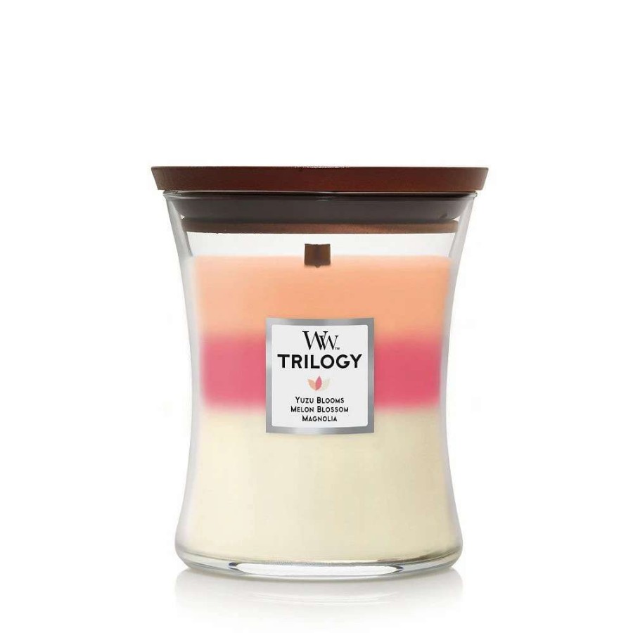 Jar Candles * | Woodwick Blooming Orchard Trilogy 9.7-Oz. Hourglass Candle Jar