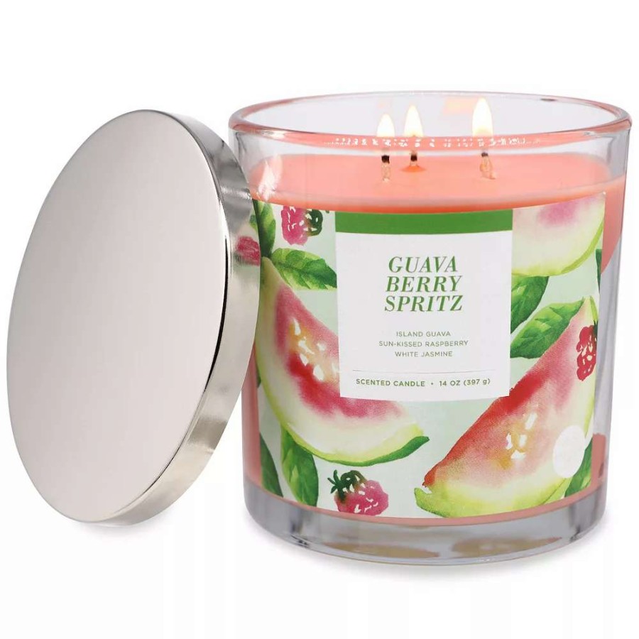 Jar Candles * | Sonoma Goods For Life Guava Berry Spritz 14-Oz. Candle Jar