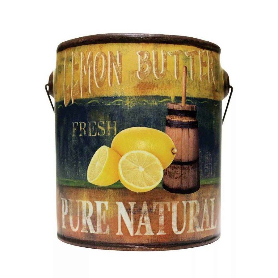 Jar Candles * | A Cheerful Giver Farm Fresh Ceramic Jar Candle Lemon Butter