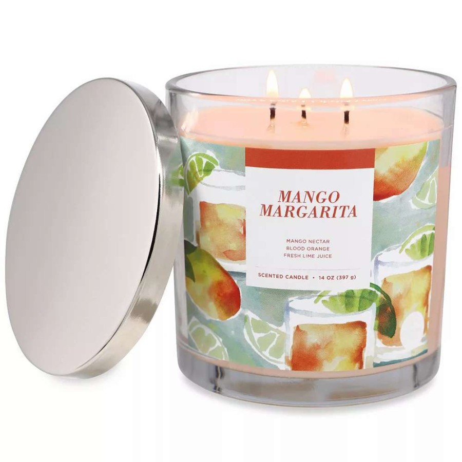 Jar Candles * | Sonoma Goods For Life Mango Margarita 14-Oz. Candle Jar