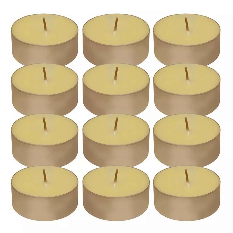 Votive & Tealight Candles * | Lumabase 12-Pc. Mega Citronella Tealight Candle Set