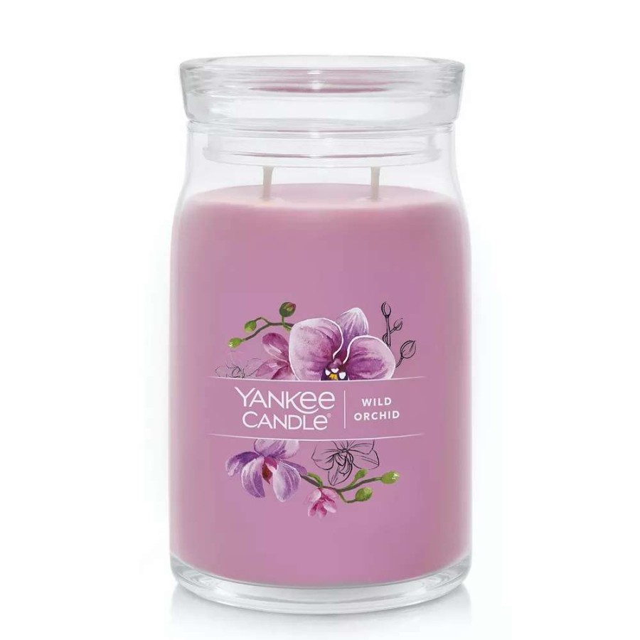 Jar Candles * | Yankee Candle Wild Orchid 20-Oz. Signature Large Candle Jar