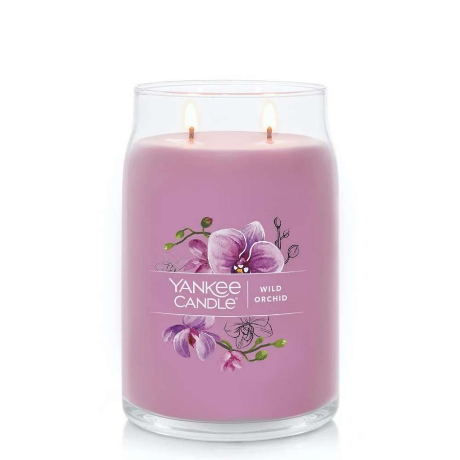 Jar Candles * | Yankee Candle Wild Orchid 20-Oz. Signature Large Candle Jar