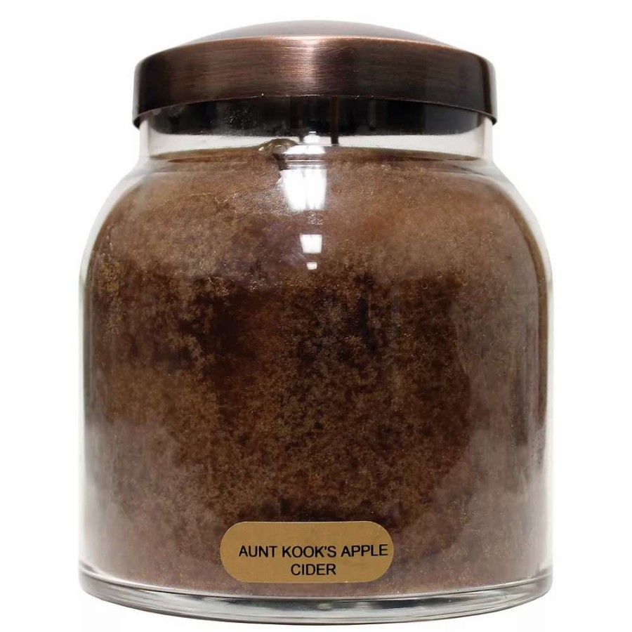 Jar Candles * | A Cheerful Giver Aunt Kooks Apple Cider 34-Oz. Papa Jar Candle