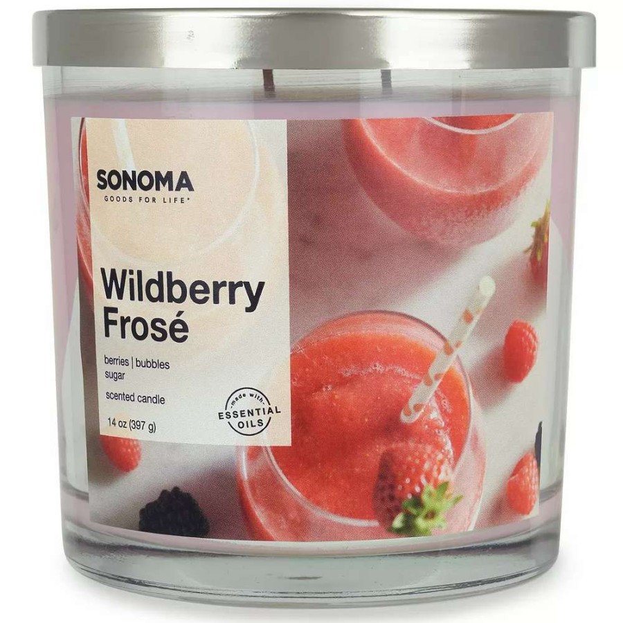 Jar Candles * | Sonoma Goods For Life Wildberry Frose 14-Oz. Candle Jar