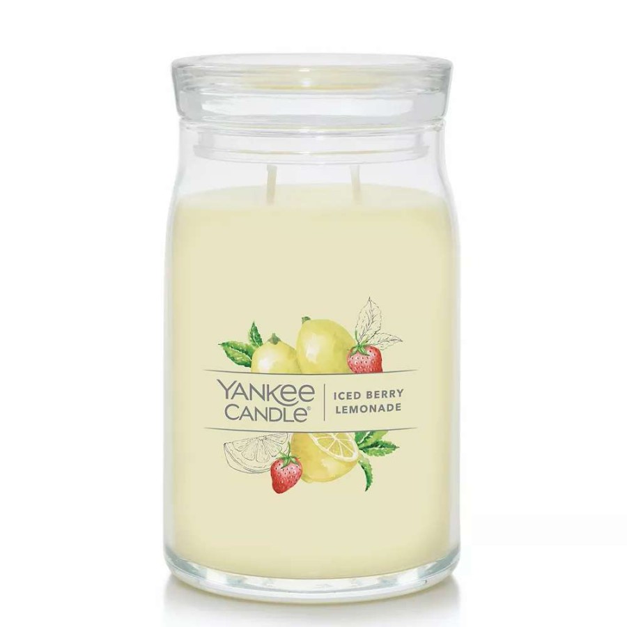 Jar Candles * | Yankee Candle Iced Berry Lemonade Signature Large Jar Candle